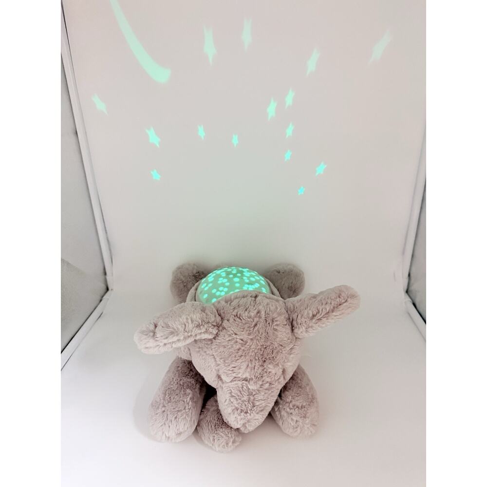 Cloud B Twilight Buddies Plush Elephant Night Light Stars Ceiling Projector 13"